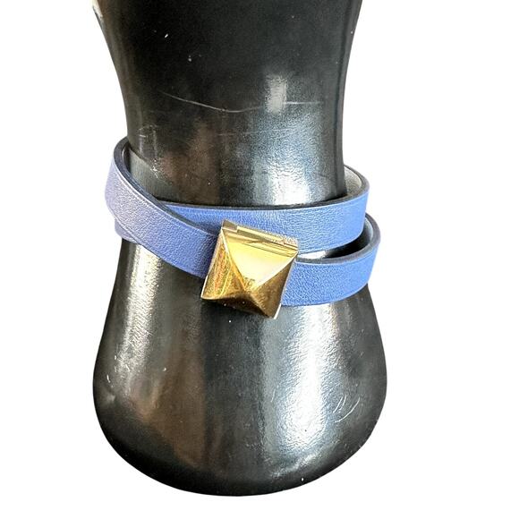 Hermès Medor Infini Double Tour Bracelet:  Navy/Ivory - Picture 12 of 12